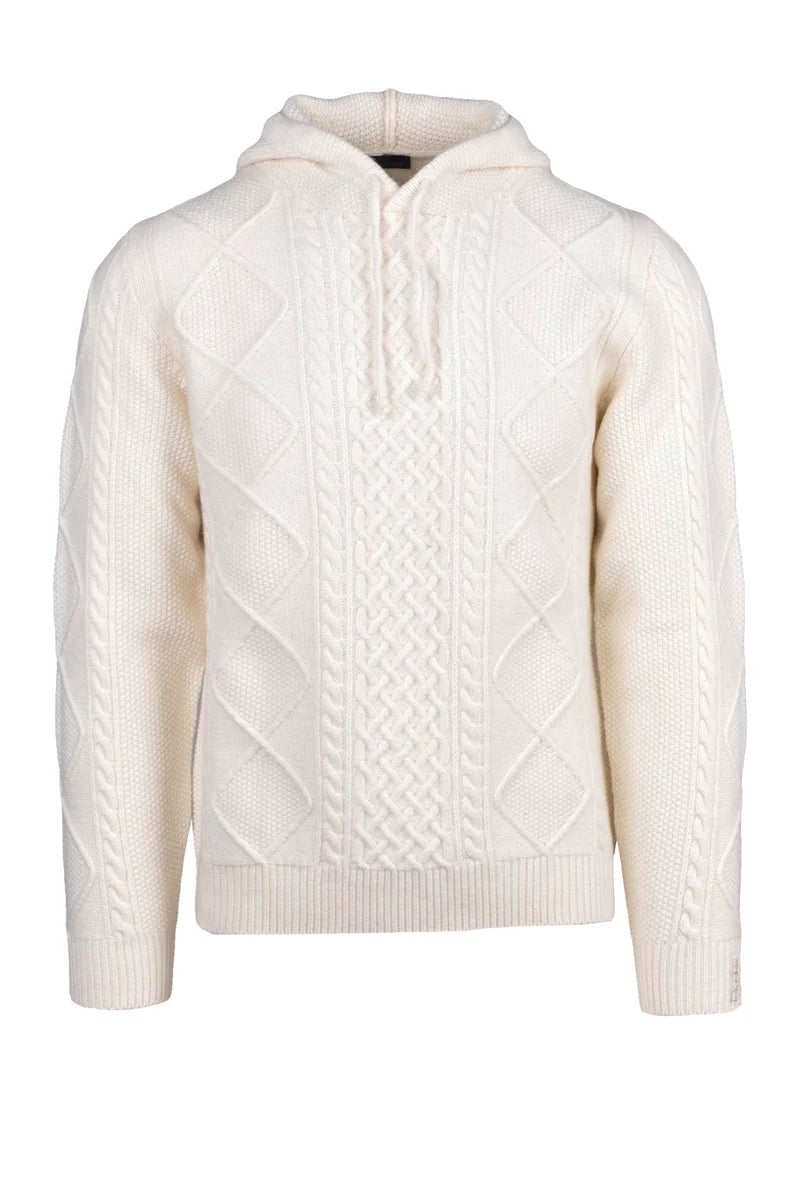 Knitted Sweater - White