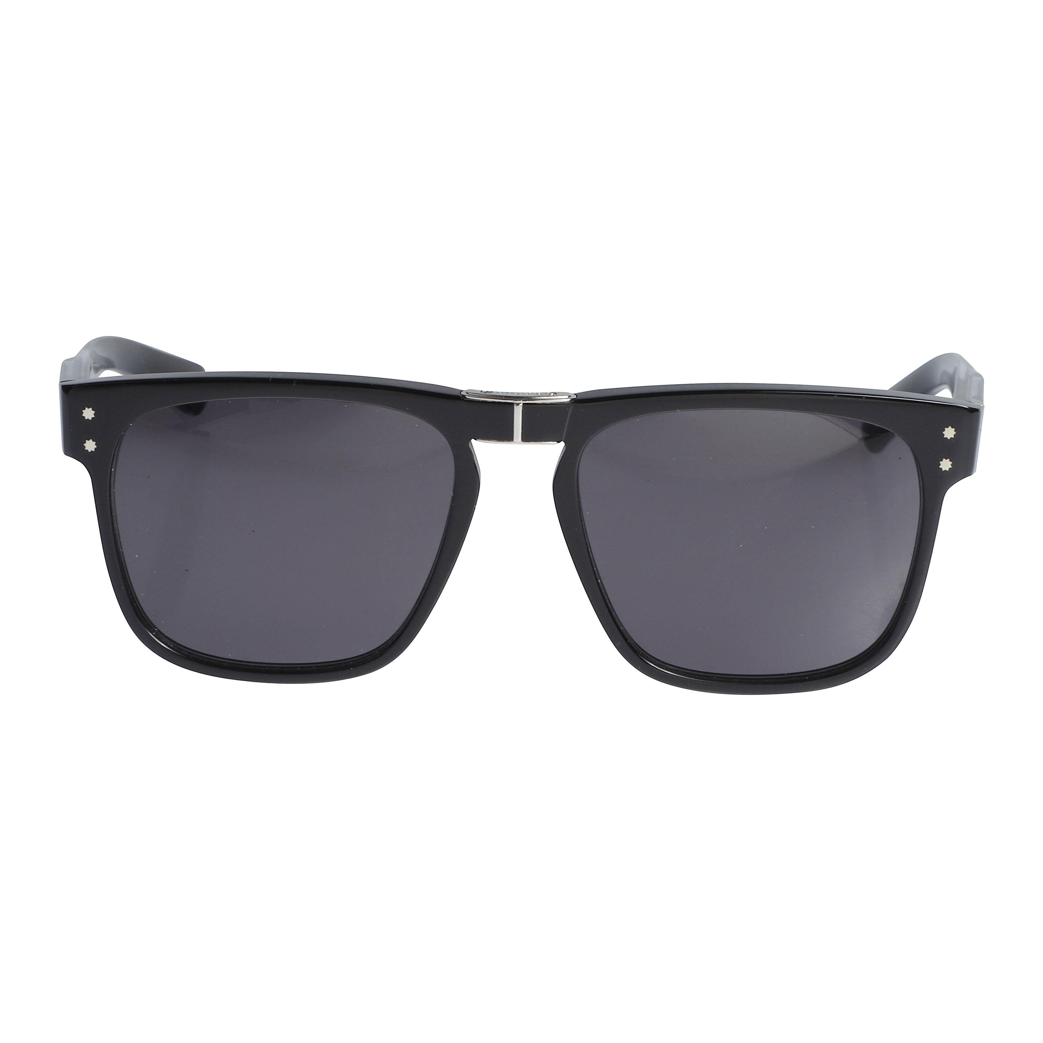 Rider Flag/N Square Frame Sunglasses with Tinted Lenses