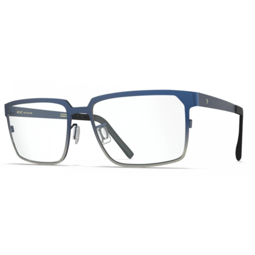 Bf1060 Fairbanks Rectangular Blue and Silver Frame Eyeglasses