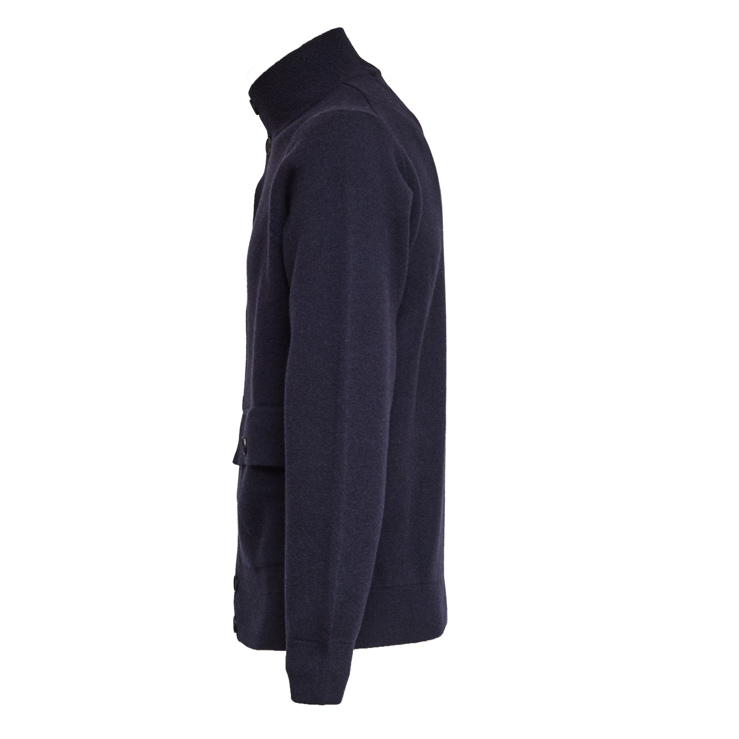 Wool and Cashmere Button-Up Sweater