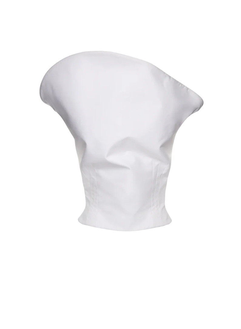 Sculptural 3D Neckline Top