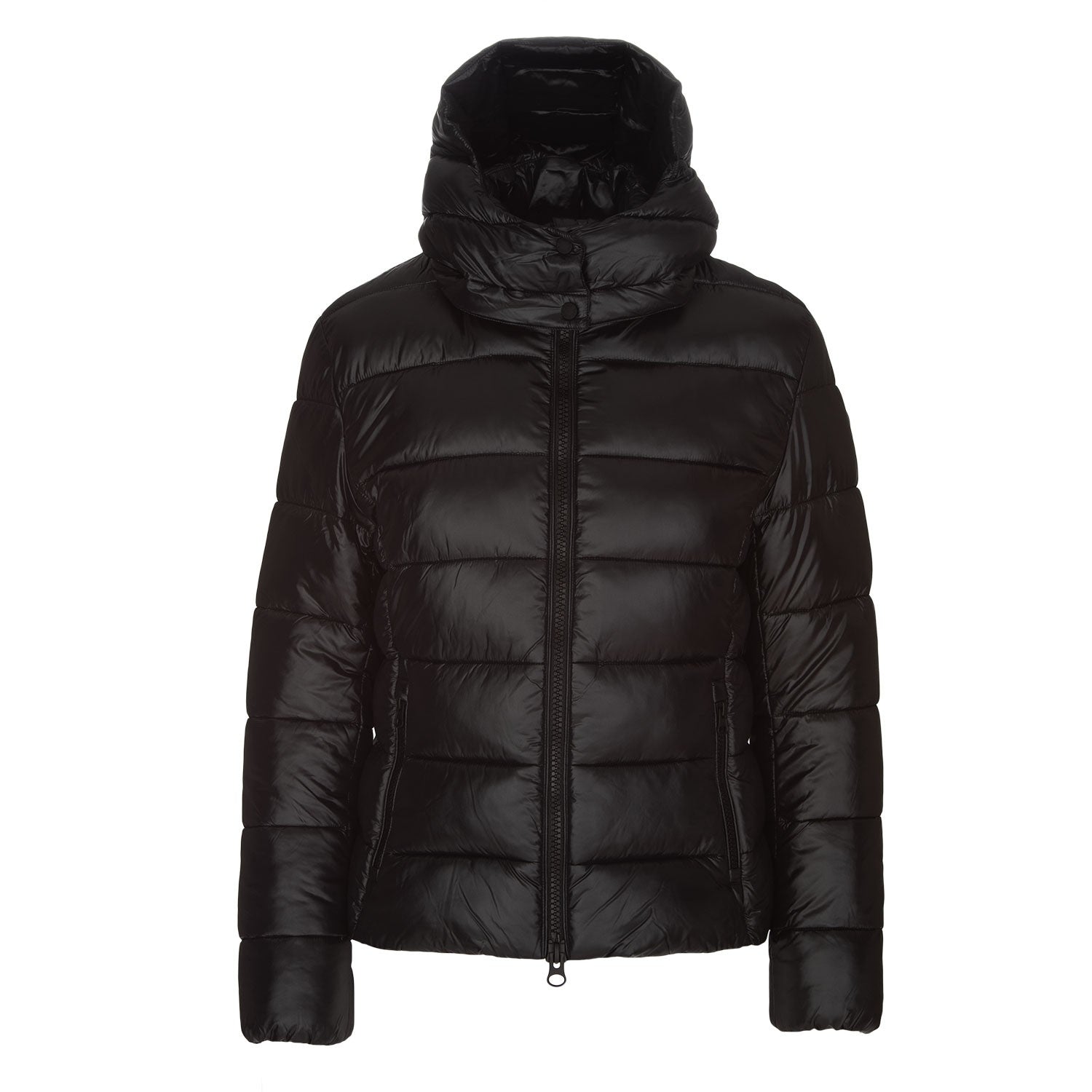Quilted Tailored Jacket With Removable Hood