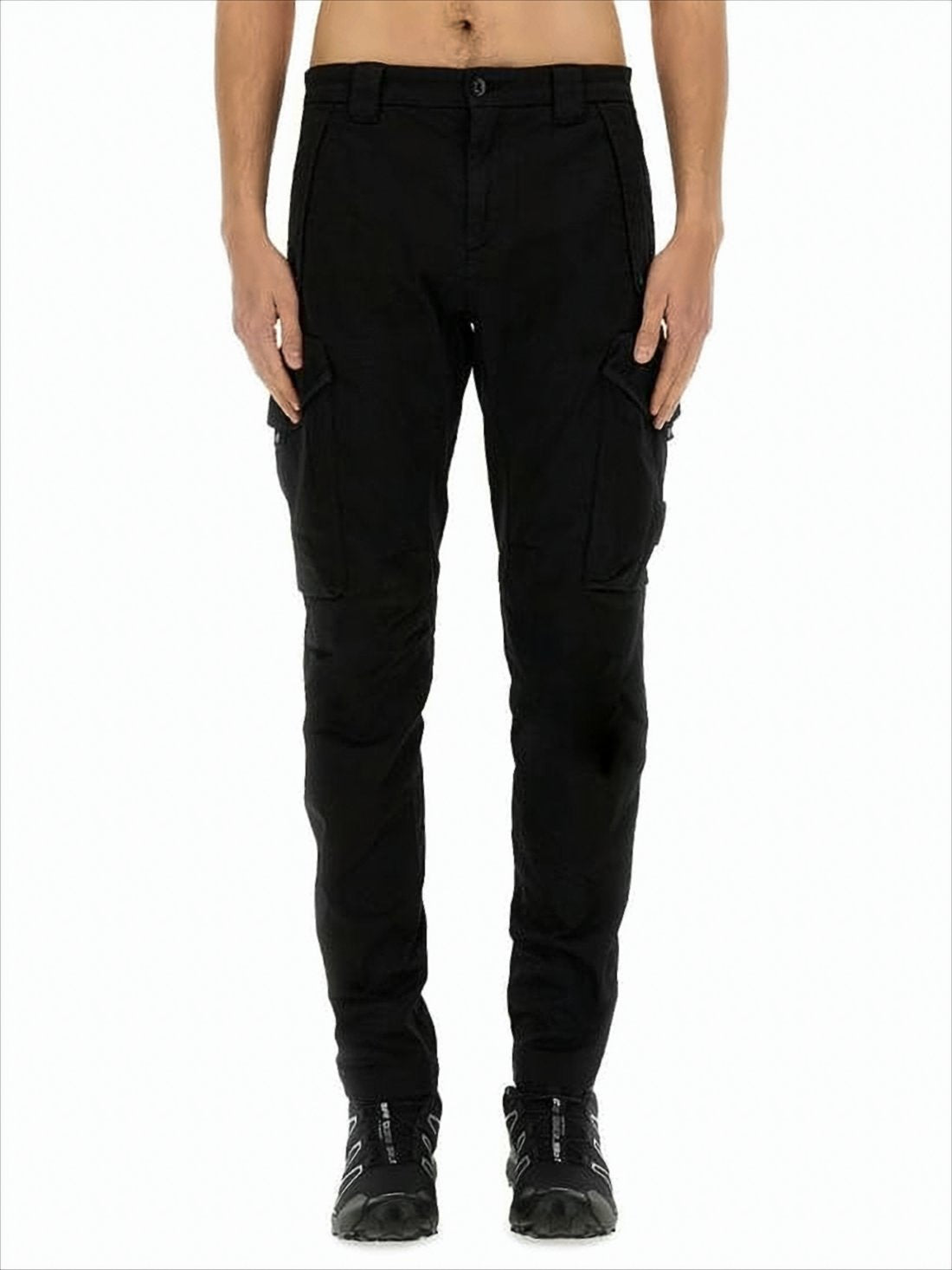 Straight Fit Cargo Pants with Minimal Detailing