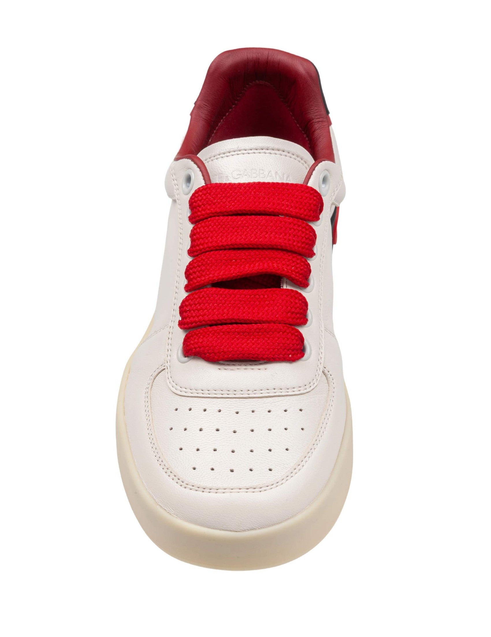 Portofino Nappa Leather Sneakers In Cream