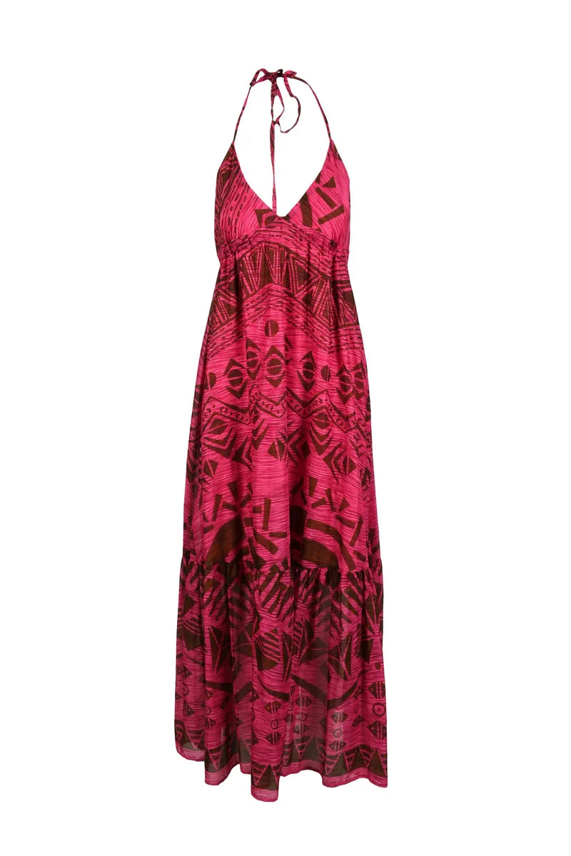 Fuchsia Cotton Dress