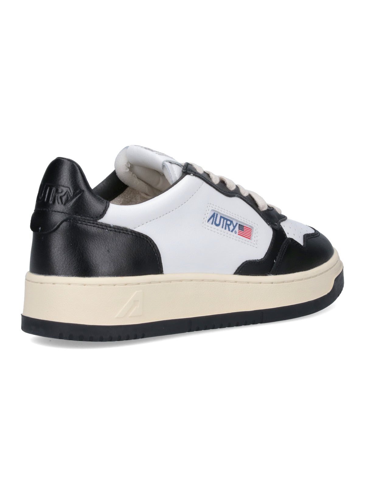 "Medalist" Low Sneakers, In White Leather