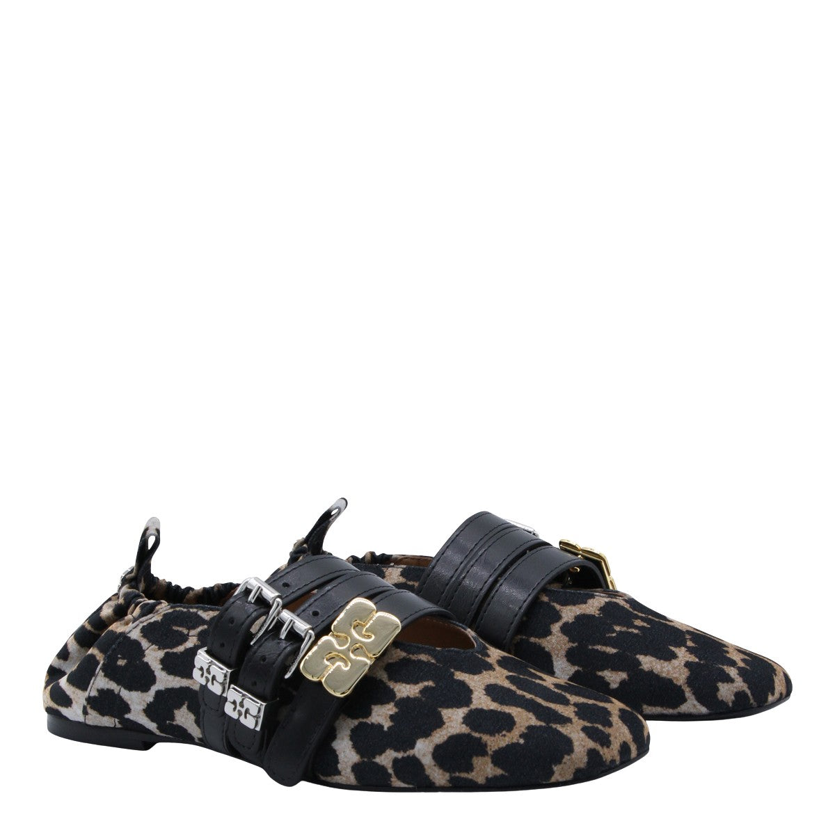 Pointed Toe Leopard Print Flats