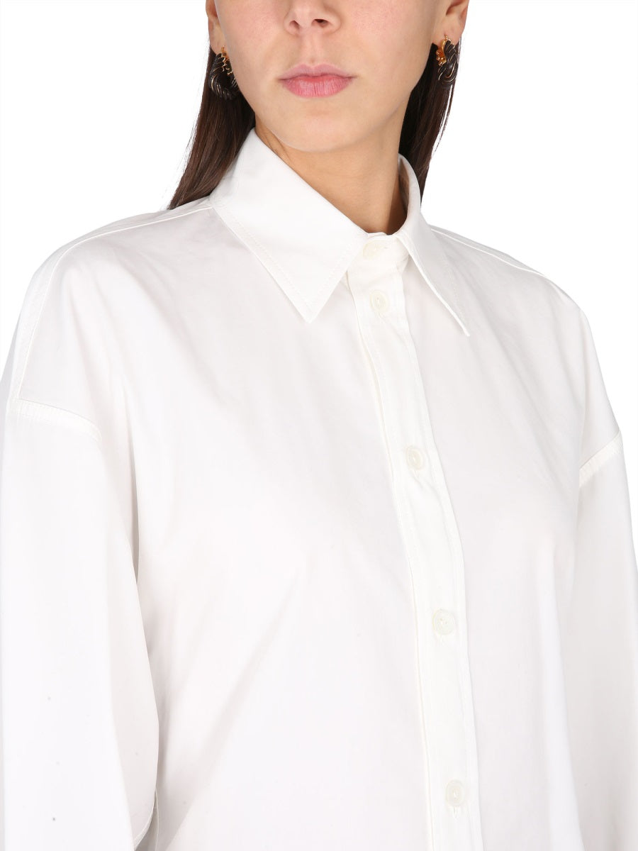 Tailored Button-Down Compact Shirt with Classic Collar