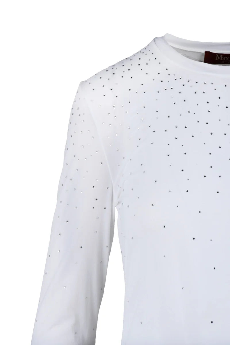White Technical Stretch Polyamide Elastane T-shirt