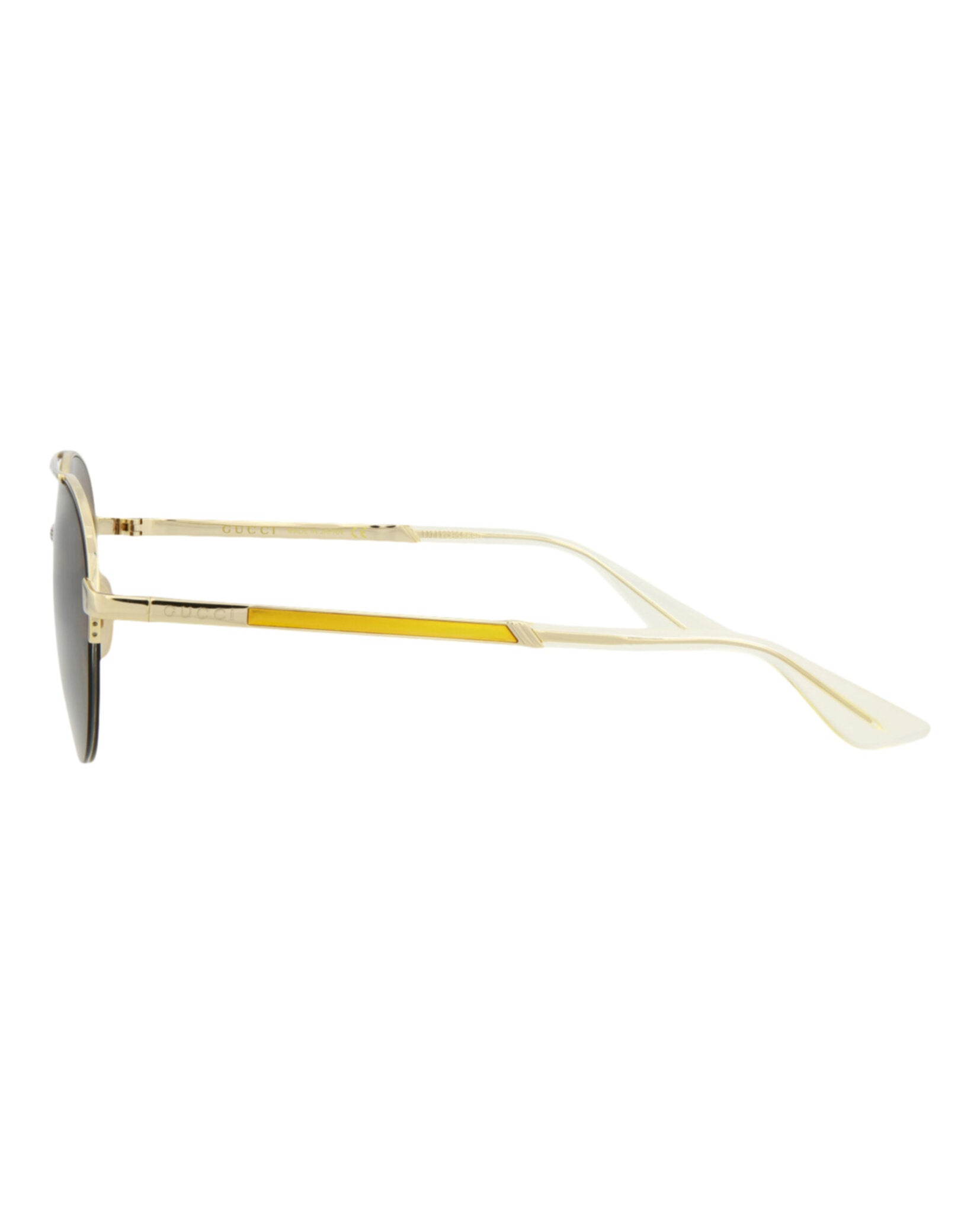 Round-Frame Metal Sunglasses