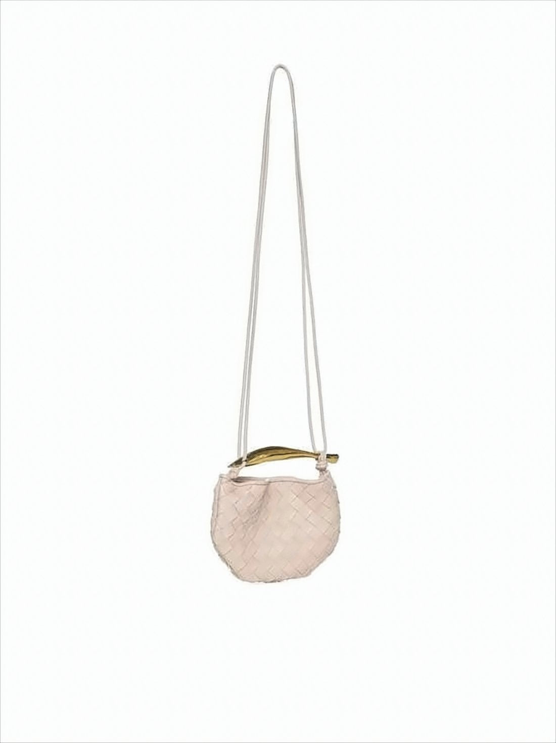 Woven Lambskin Shoulder Bag