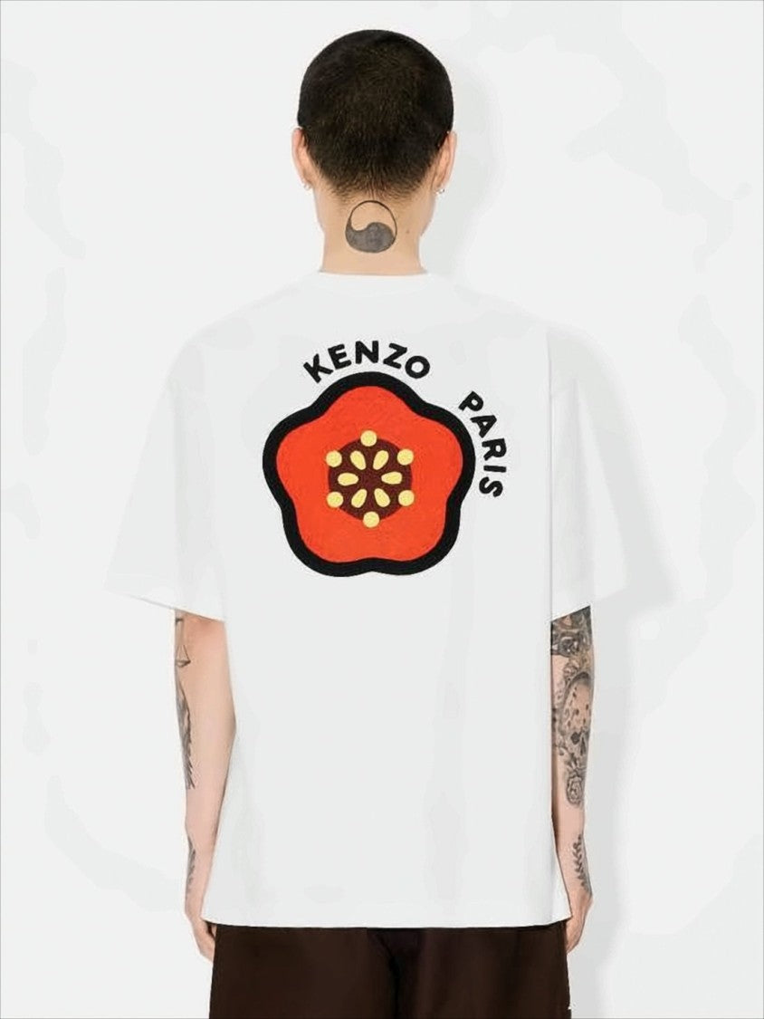 Relaxed Fit White Cotton T-Shirt