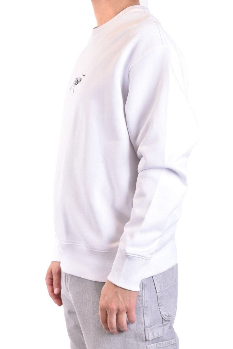 White Cotton Sweatshirt