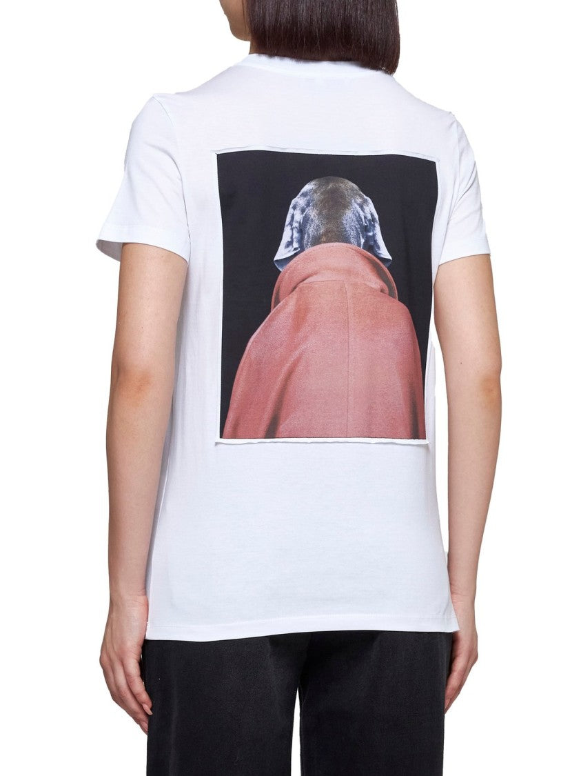Graphic Print T-shirt with Classic Crew Neckline