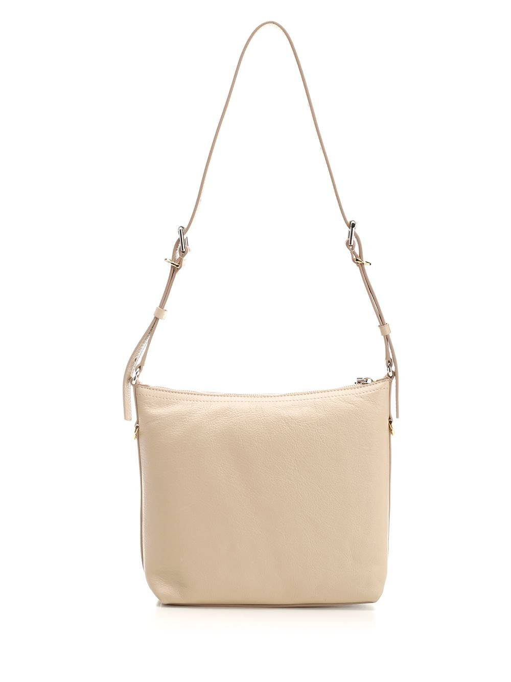 Rectangular Textured Leather Bag