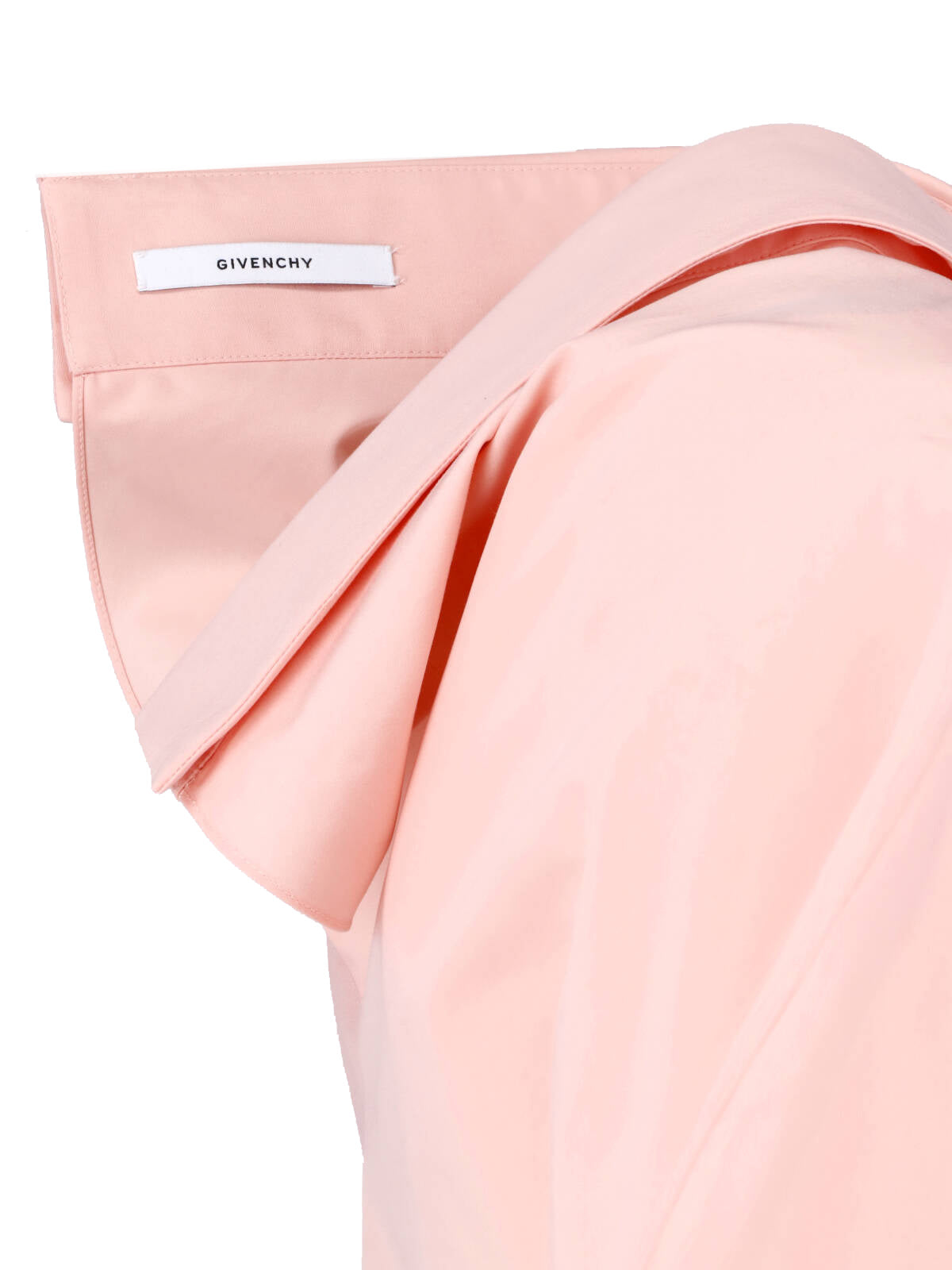 Structured Pink Shirt with Puff Sleeves