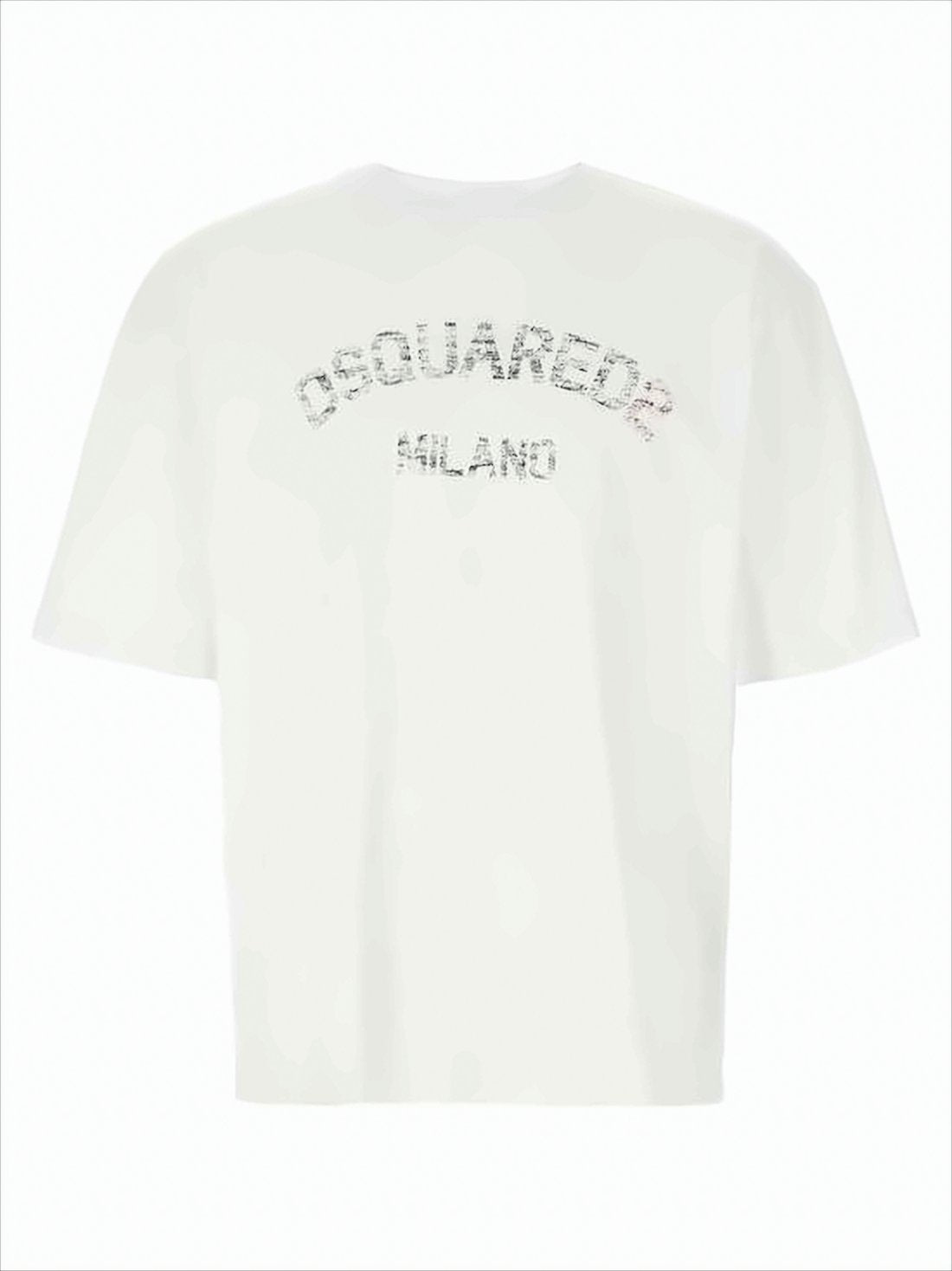 Relaxed-Fit Cropped White T-Shirt