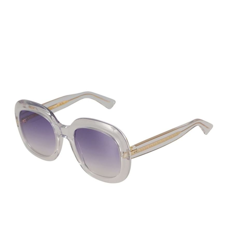 Brigitte Oversized Square Frame Sunglasses with Gradient Tint