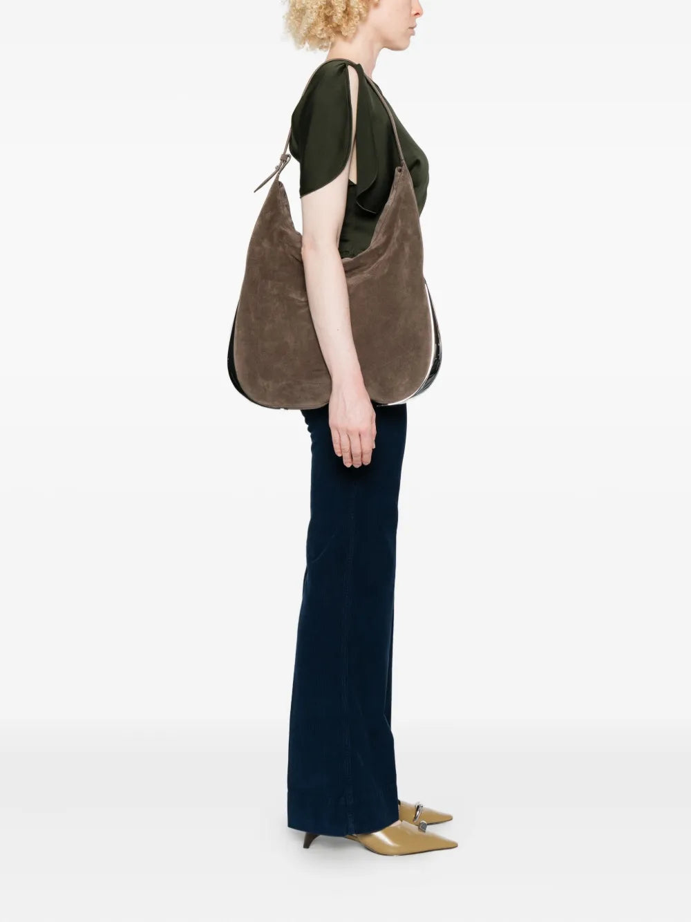 Structured Handbag With Top Handle And Detachable Strap