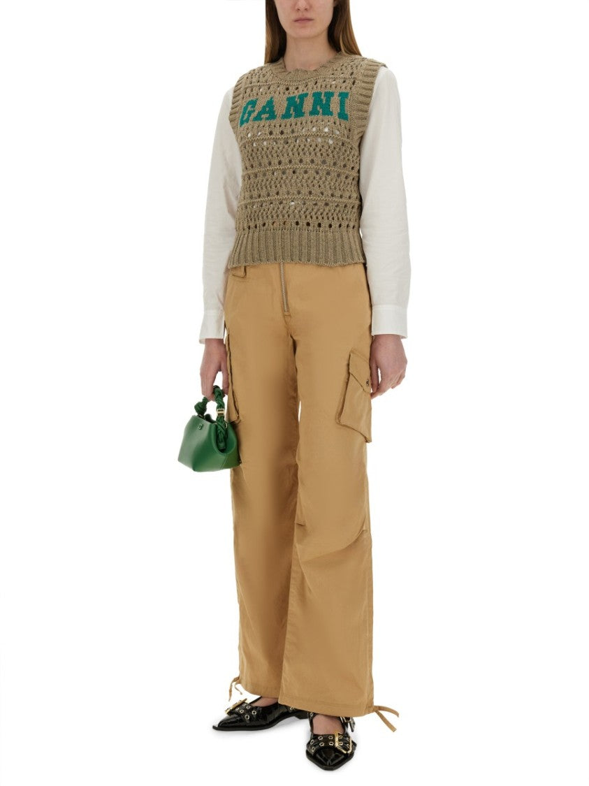 Cotton Twill Cargo Pants