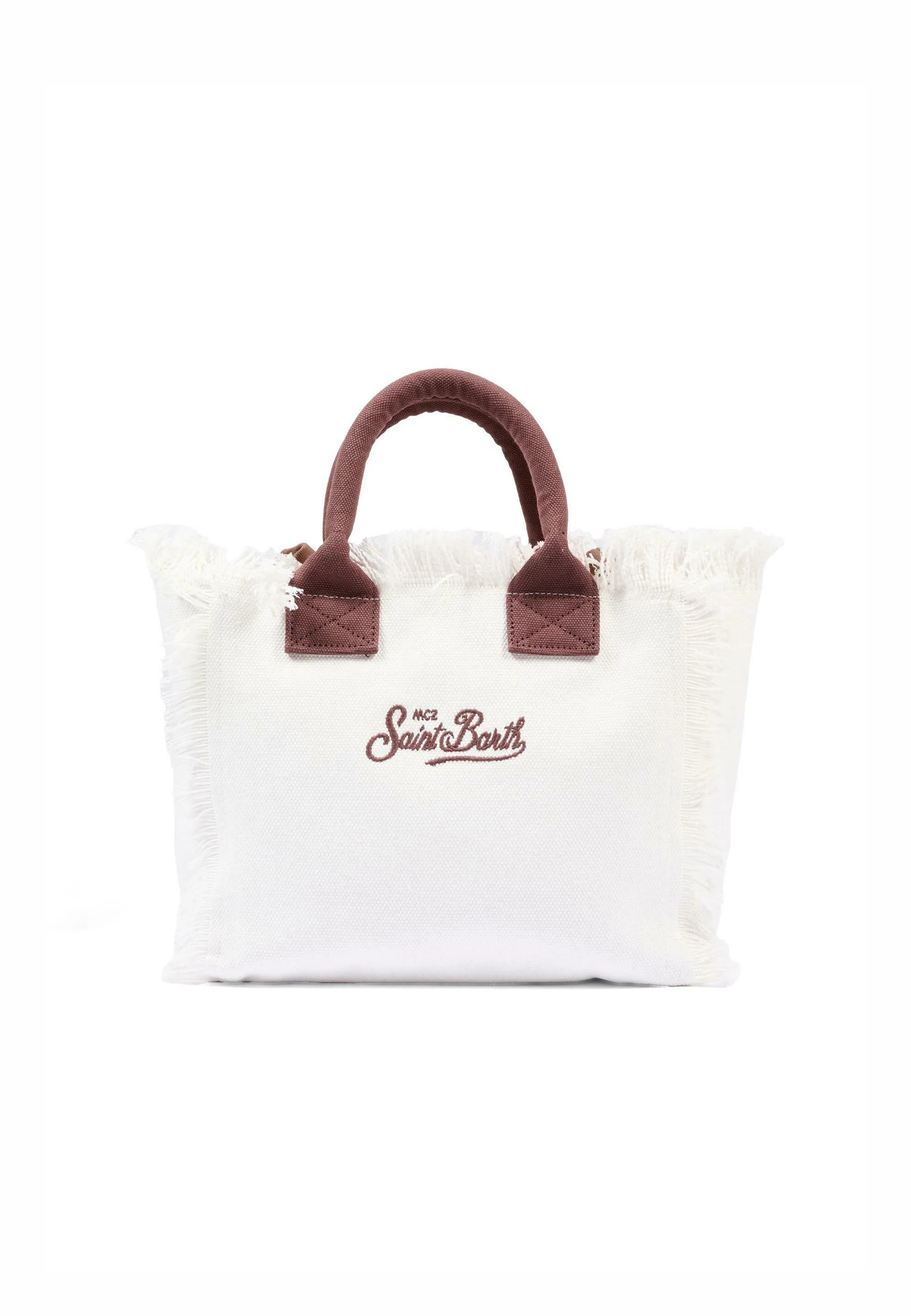 White Colette Cotton Handbag