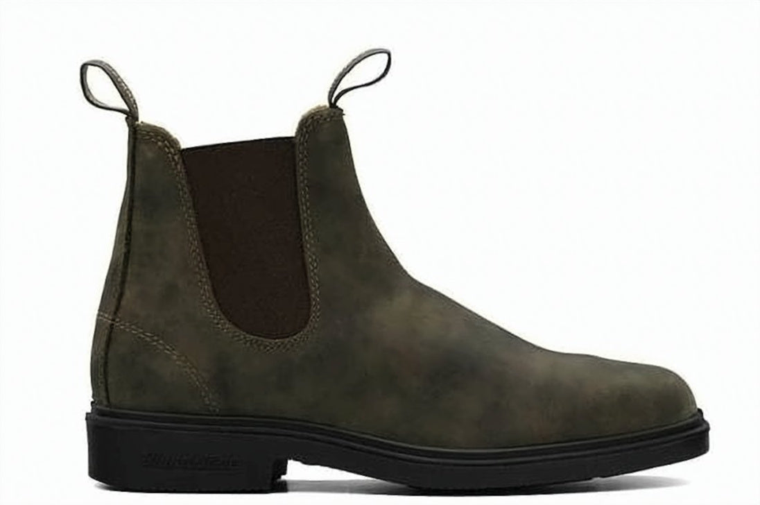 Ankle Boots with Matte Leather Upper