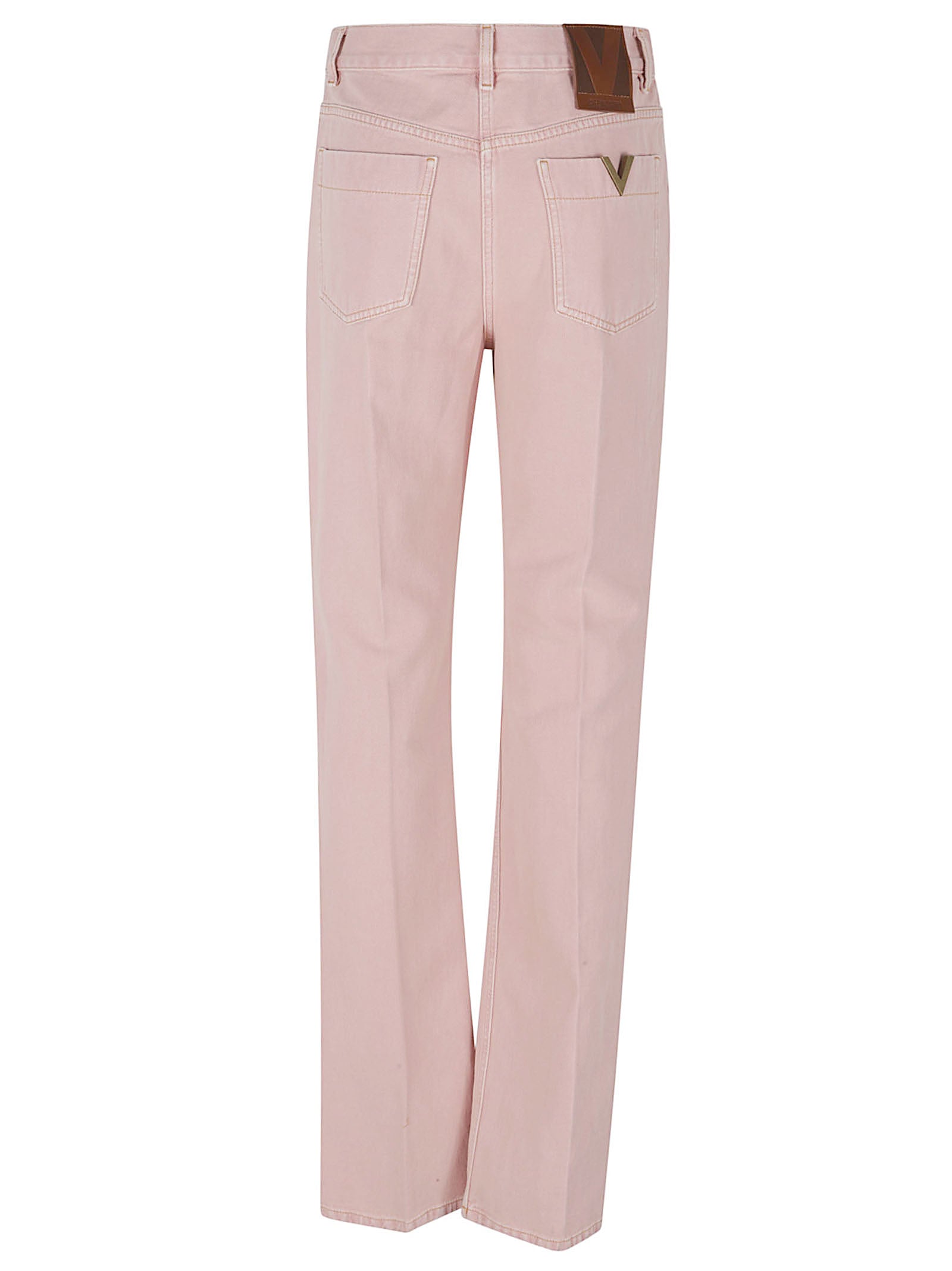 Mid-Rise Straight-Leg Jeans
