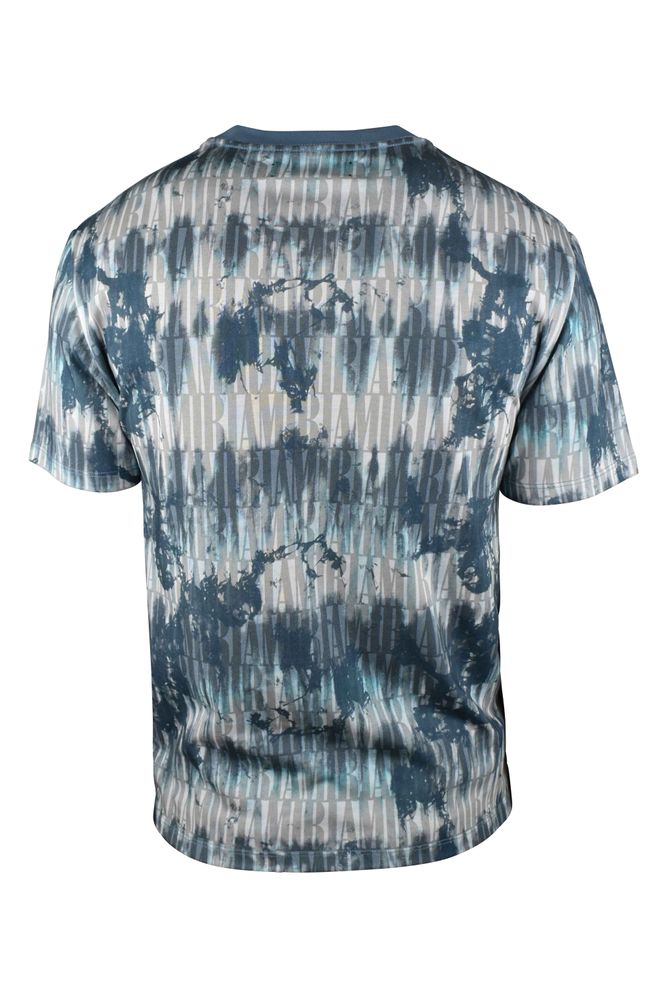 Cotton T-Shirt With Blue