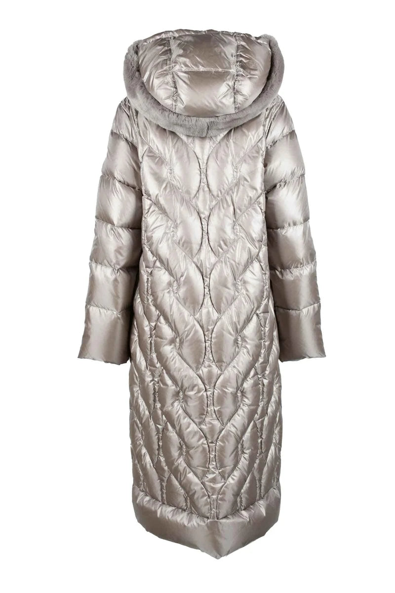 Short Down Jacket - Grey