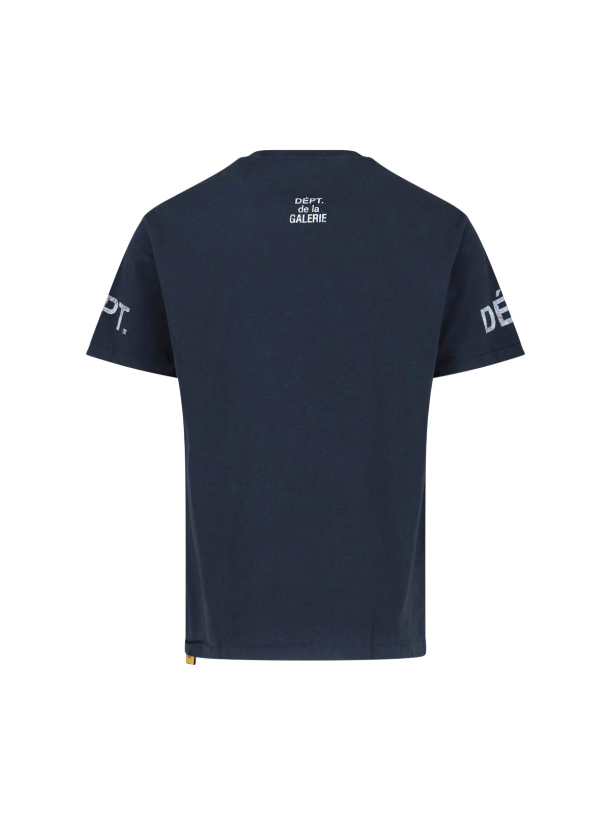 Black Contrasting Logo Sleeve T-Shirt