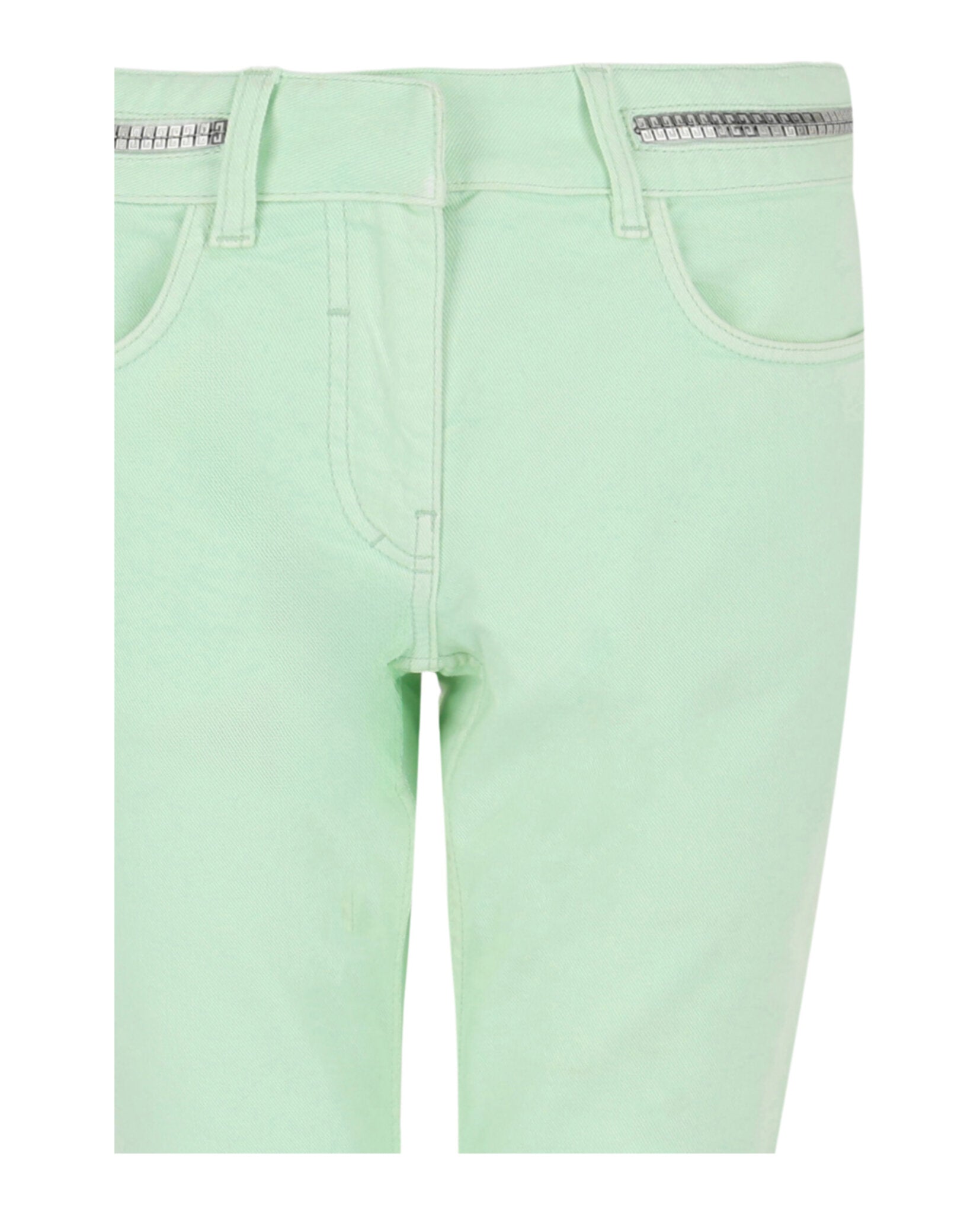 Slim Fit Denim With Zipper Detail