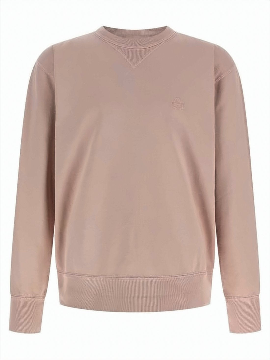 Minimalist Long-Sleeve Crewneck Sweatshirt
