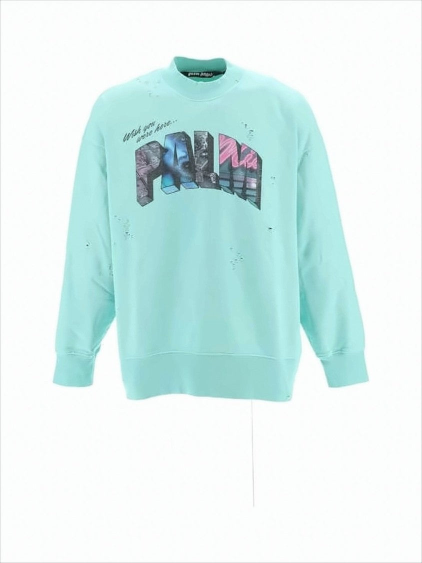 Relaxed Fit Long-Sleeve Sweatshirt with Bold 3D Graphic