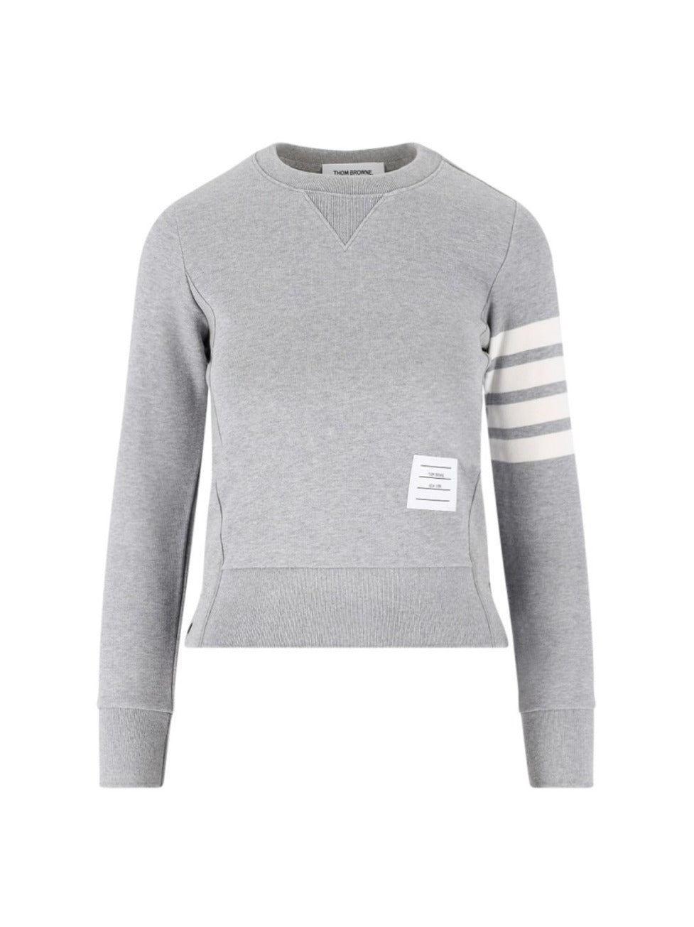 4-Bar' Crewneck Sweatshirt – Grey