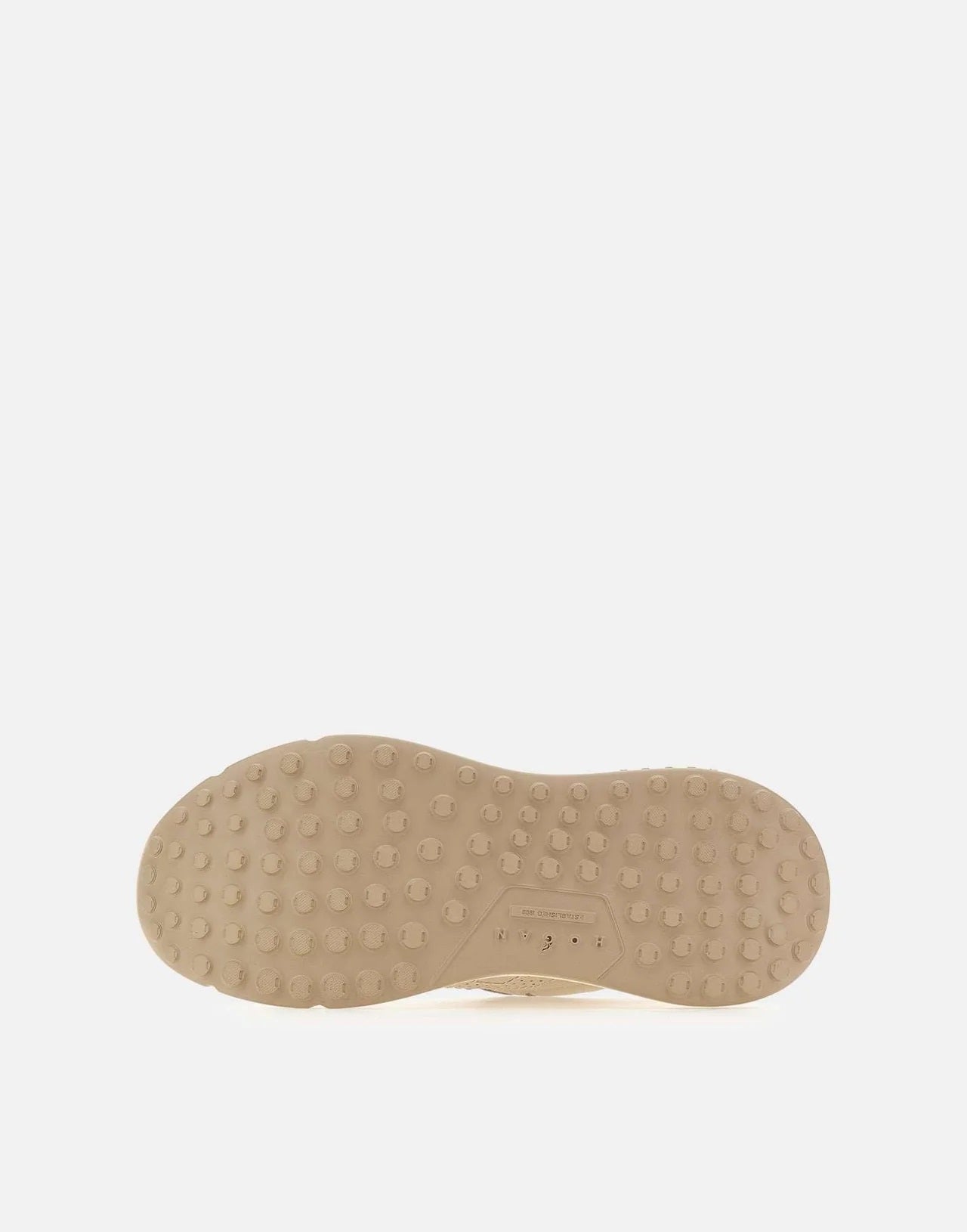Perforated Creamy Beige Sneakers
