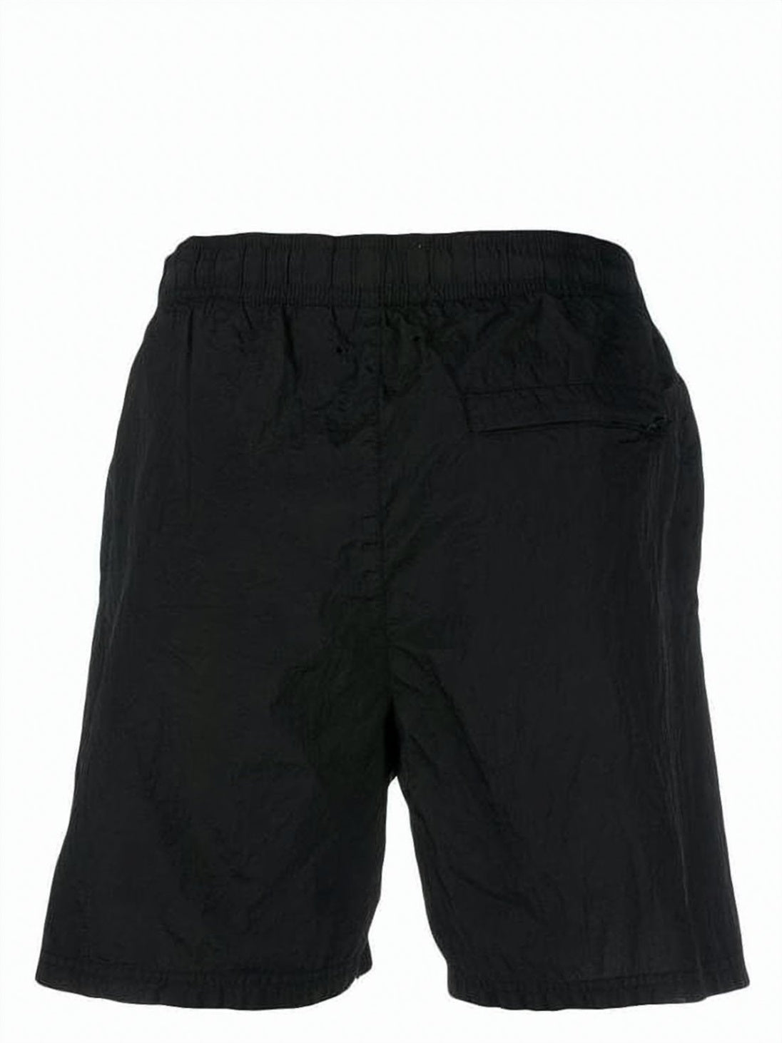 Black Shorts with Elastic Waistband