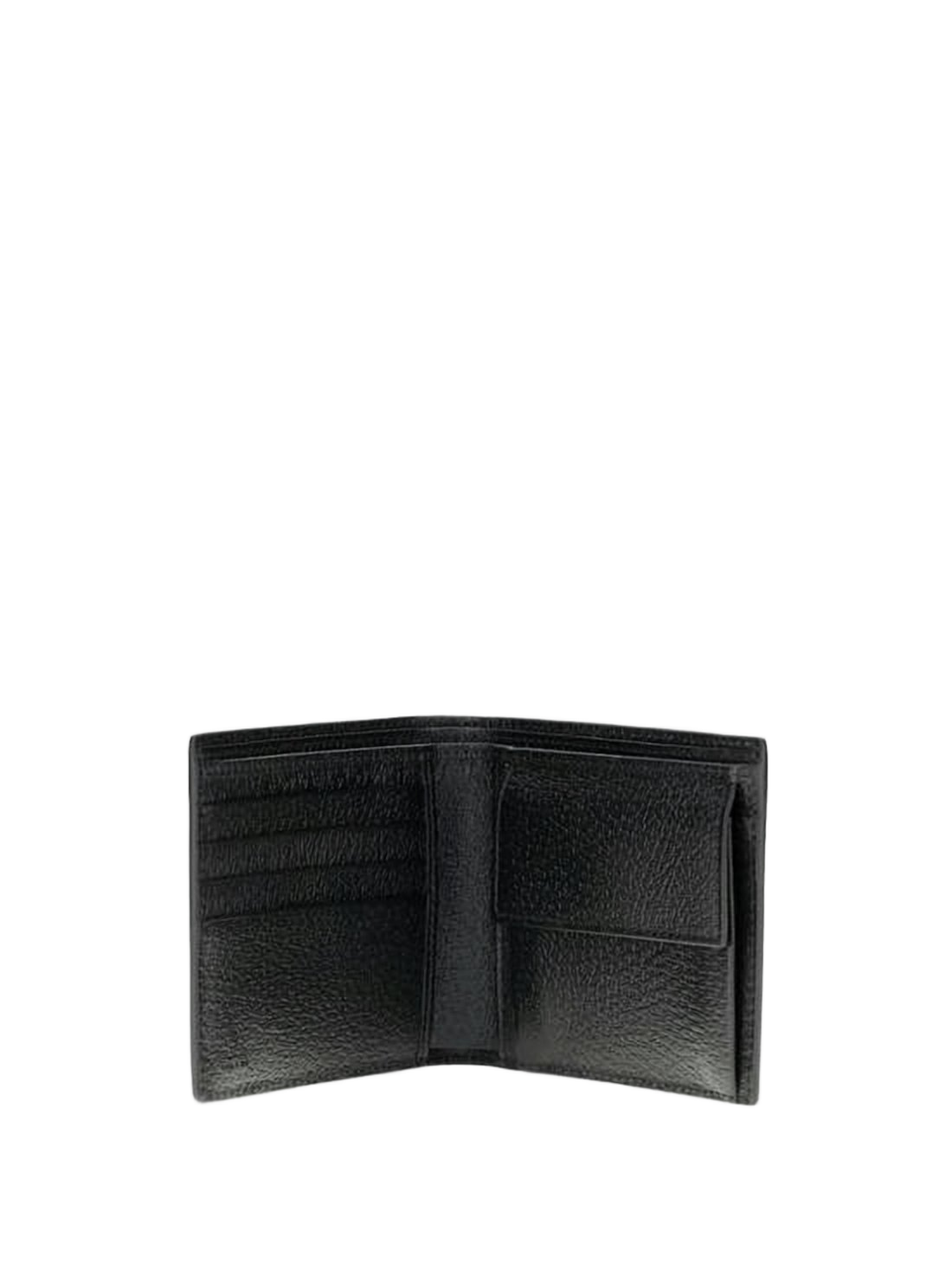 Textured Black Bifold Wallet