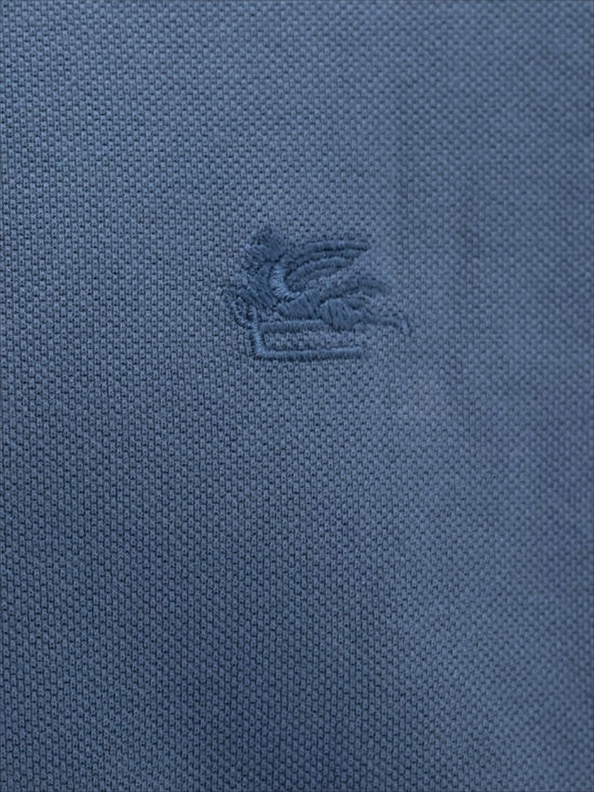 Solid Blue Polo Shirt
