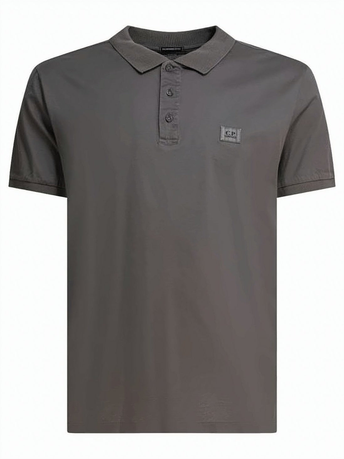 Classic Grey Polo Shirt with Minimalist Design