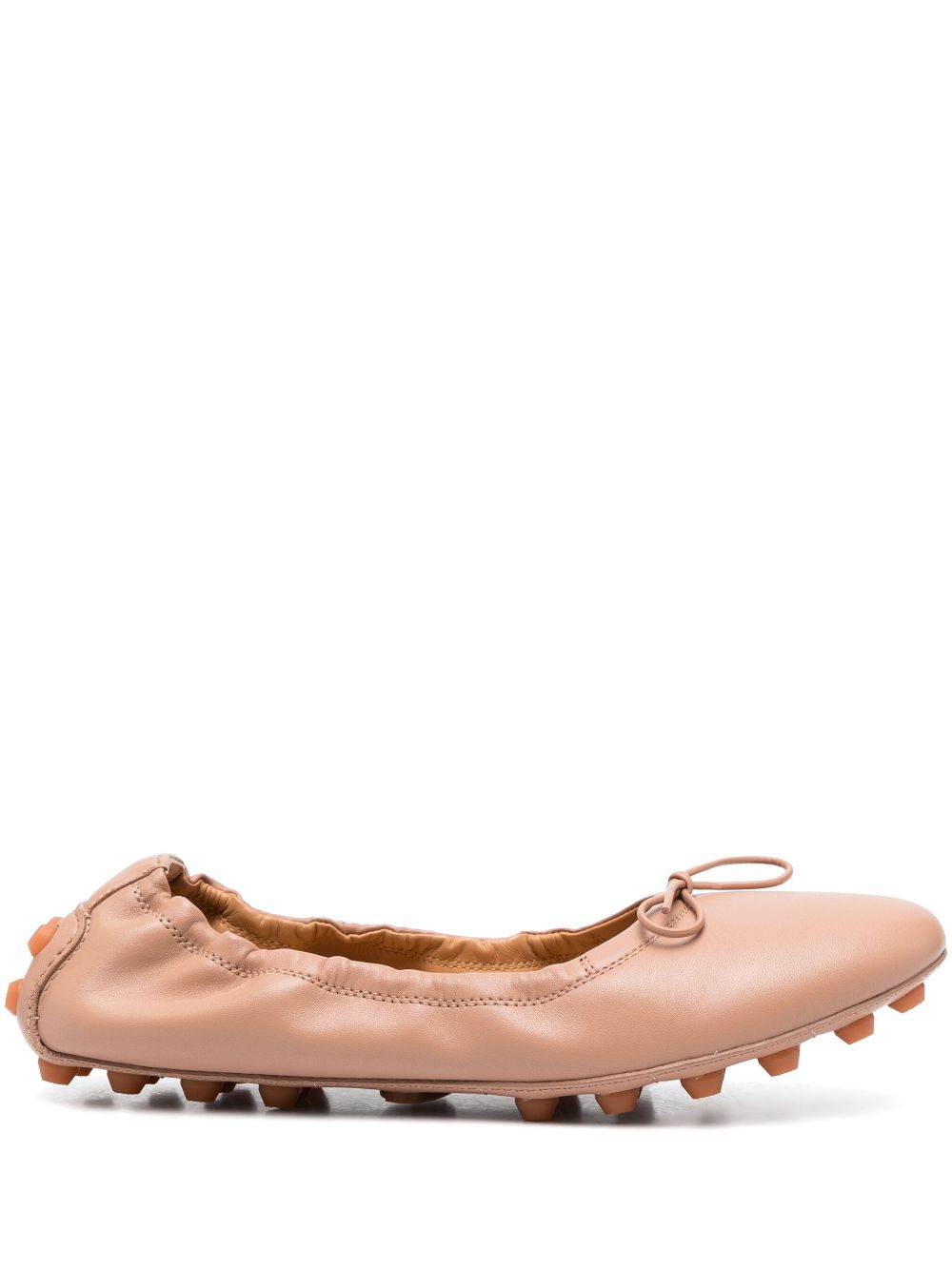 Pink Ballerina Bubble Soft Leather Ballerinas