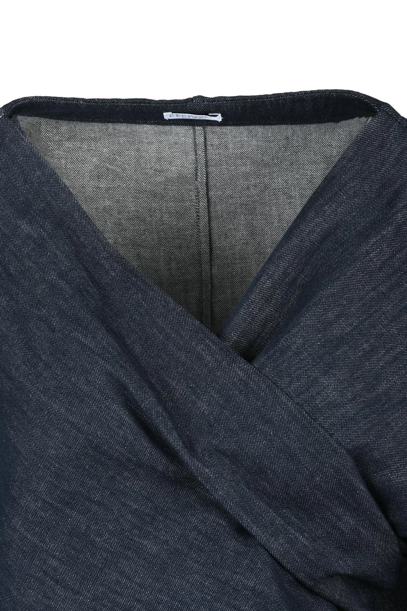 Denim Blouse - Midnight Blue