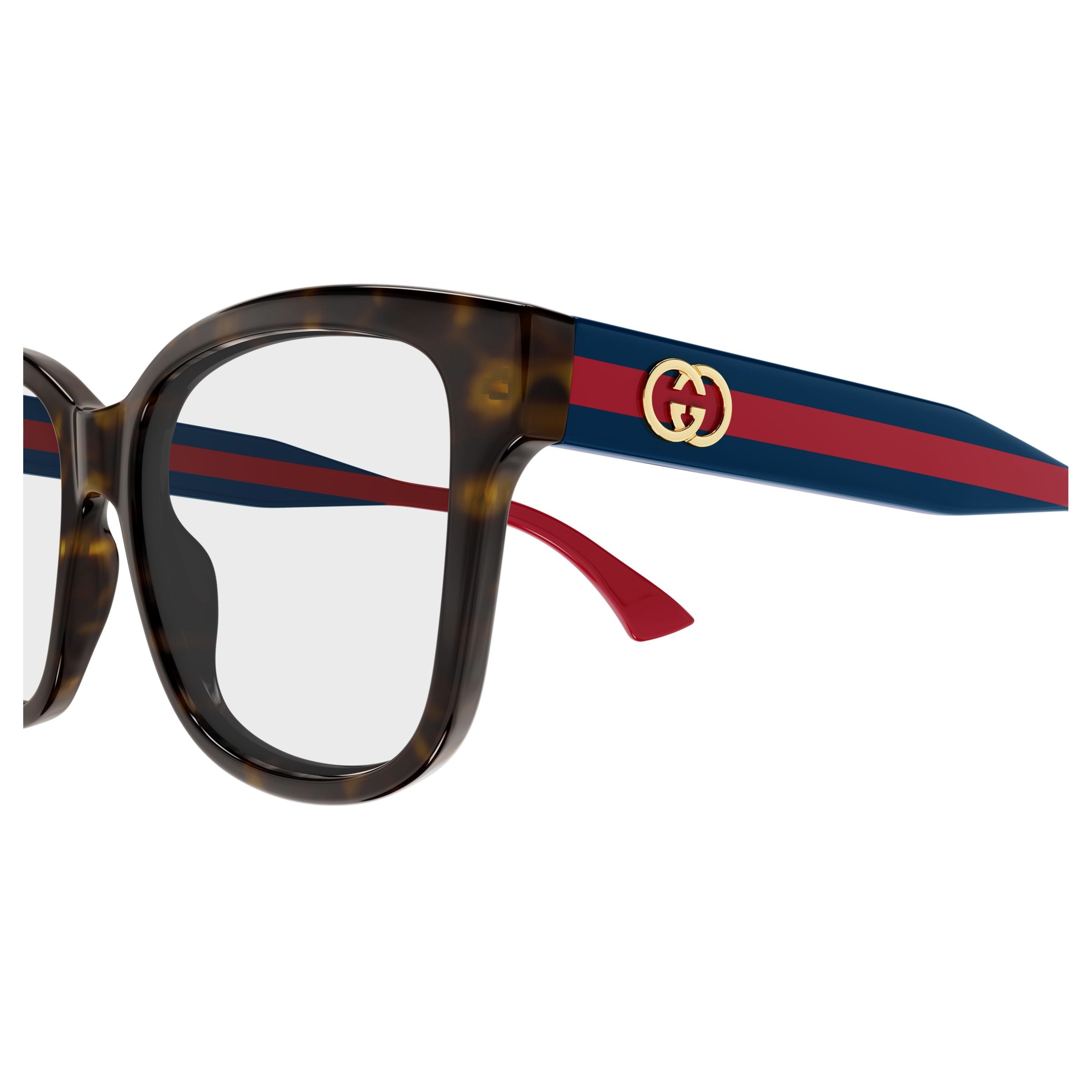 Gg0038onn Square-Shaped Tortoiseshell Sunglasses