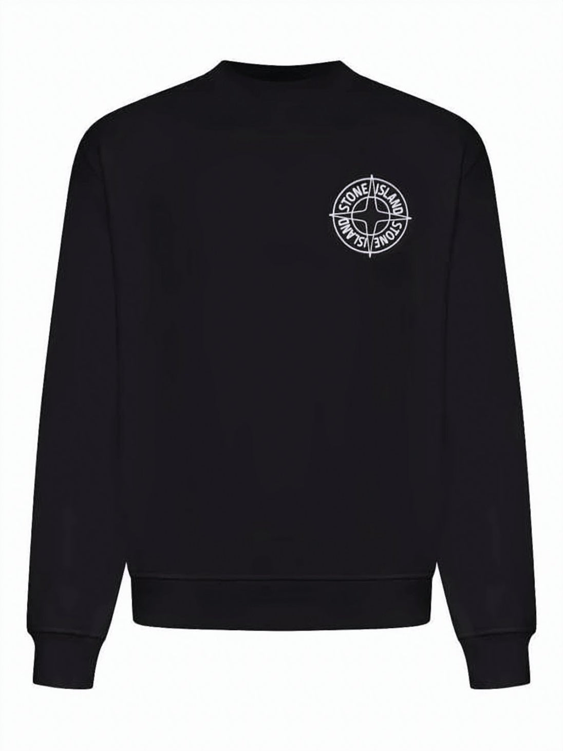 Long-Sleeve Cotton T-Shirt with Emblem Detail