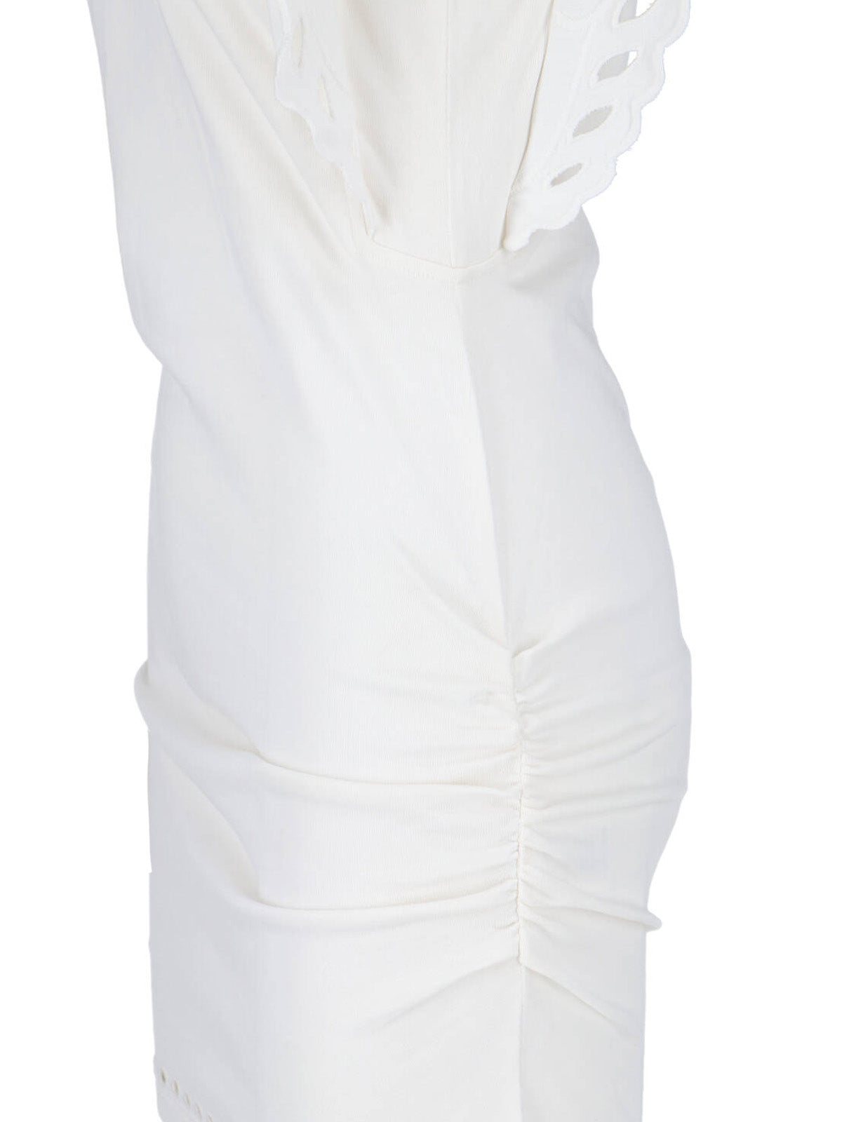 Flowing White Dress with Timeless Elegance