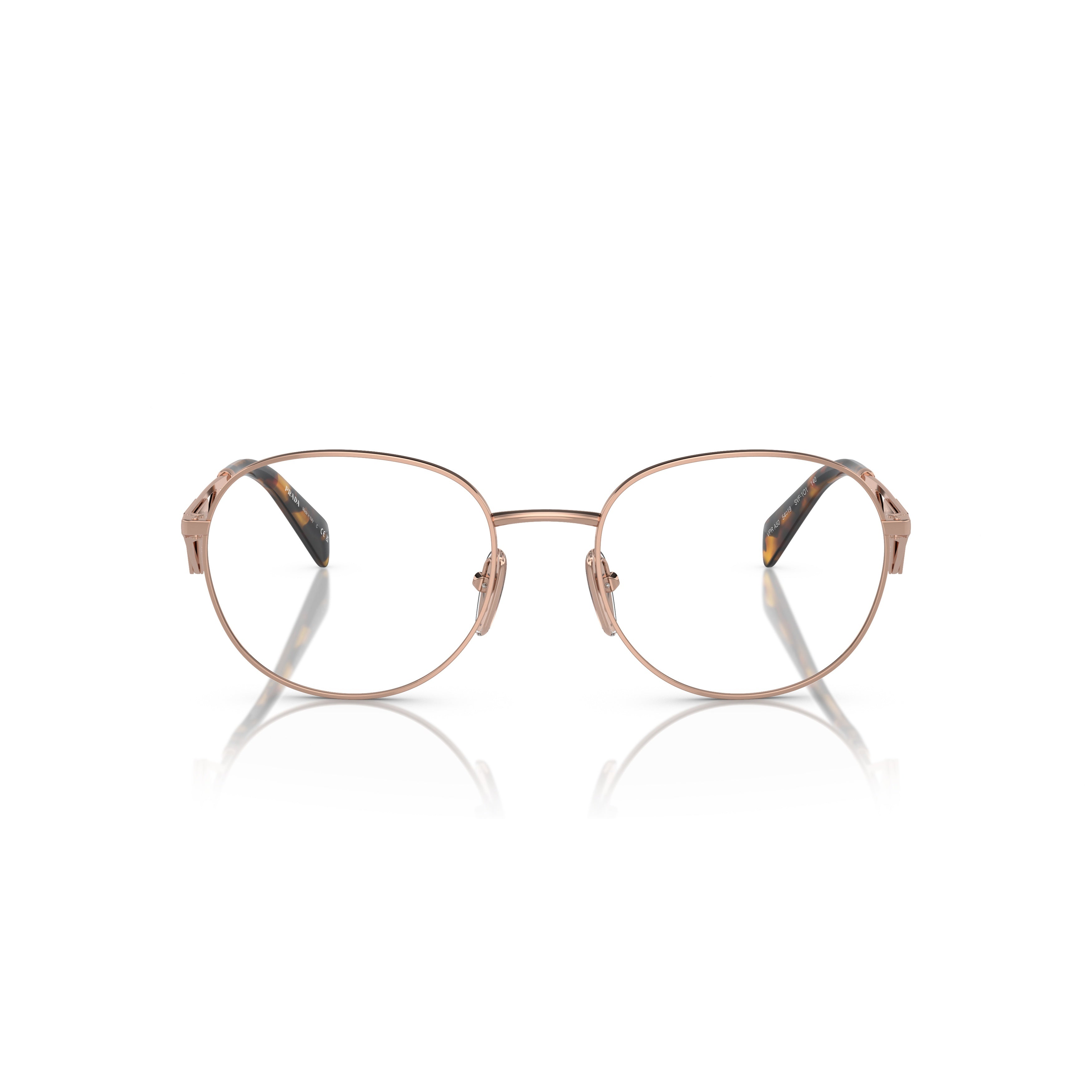 0pr A50v Rose Gold Metal Frame Eyeglasses