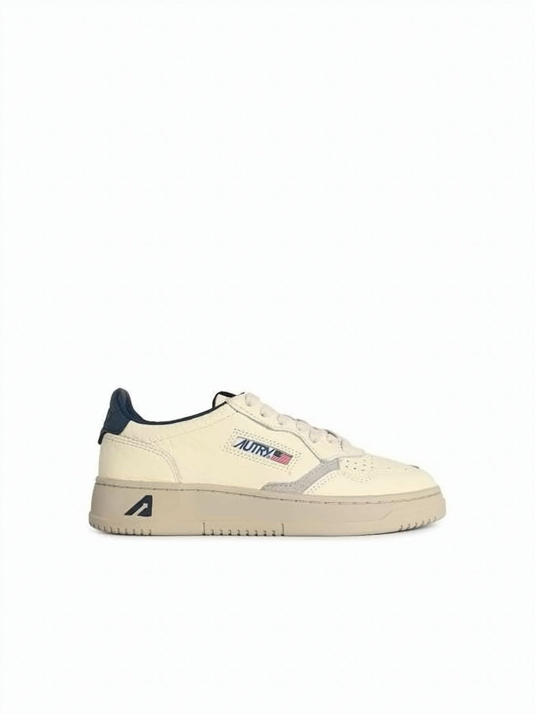 Cream Low-Top Sneakers