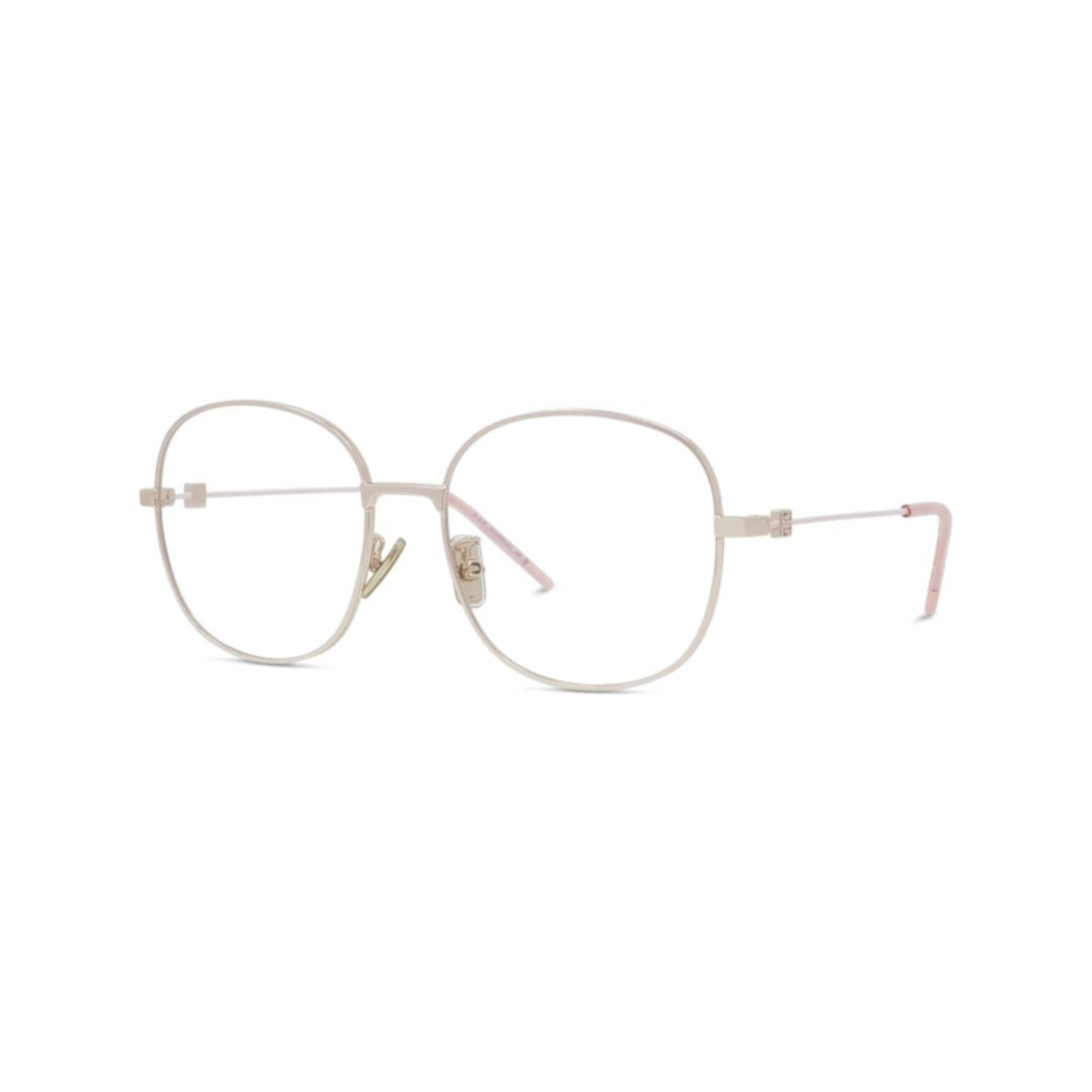 Gv50086u Square Gold Metal Sunglasses with Adjustable Nose Pads