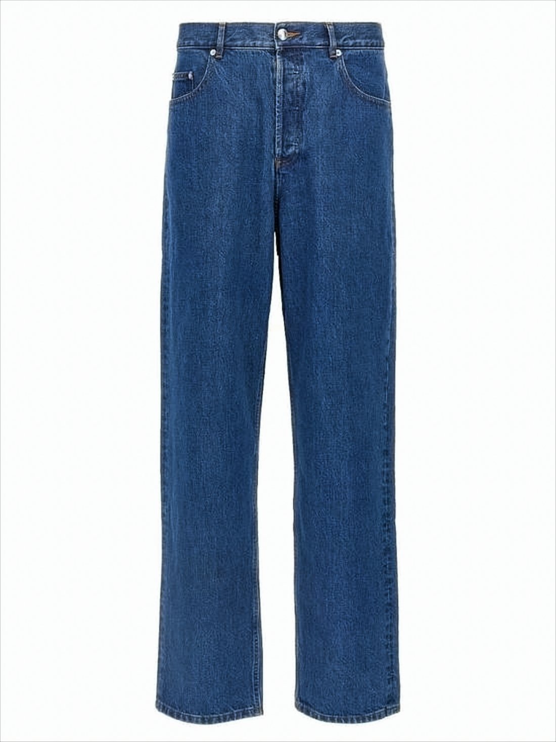 Straight-Leg Denim Pants