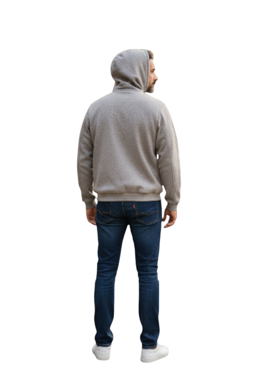 Convertible Jacket With Removable Hood