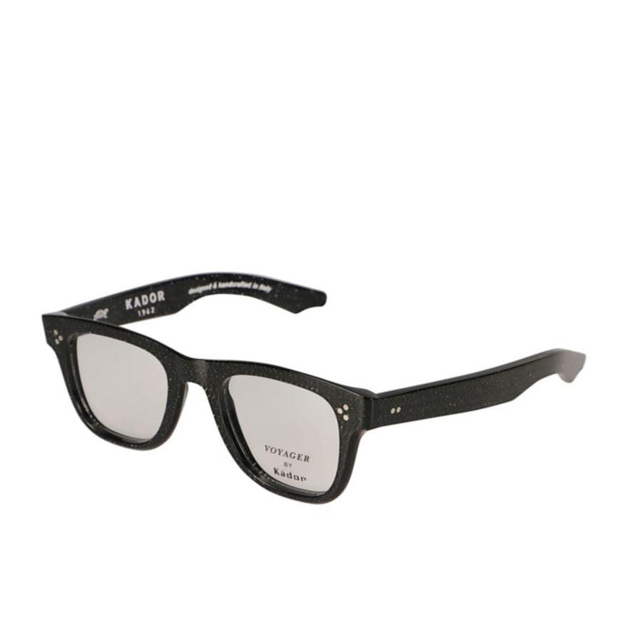 Voyager 23 Textured Black Rectangular Frame Sunglasses